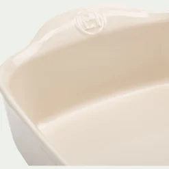 Plat à four en céramique L36,5cm - beige