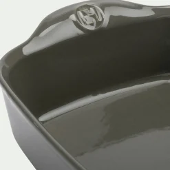 Plat à four individuel en céramique L22cm - vert cèdre