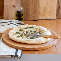 Plateau à pizza en bois de hêtre D33cm - naturel
