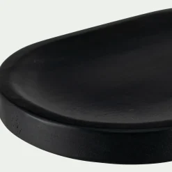 Plateau déco en bois de manguier 30x20cm - noir