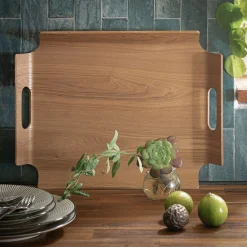 Plateau en bois de chêne L44cm - naturel