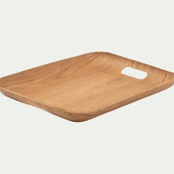 Plateau rectangle en bois de chêne L45cm - naturel