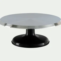 Plateau tournant en inox D31cm - argenté