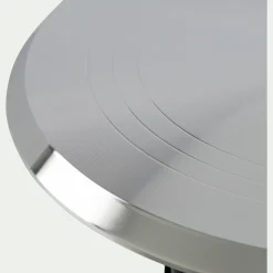 Plateau tournant en inox D31cm - argenté