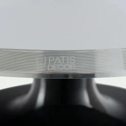 Plateau tournant en inox D31cm - argenté