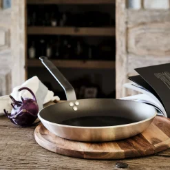 Poêle anti-adhésive De Buyer en aluminium - argenté D32cm (tous feux dont induction)