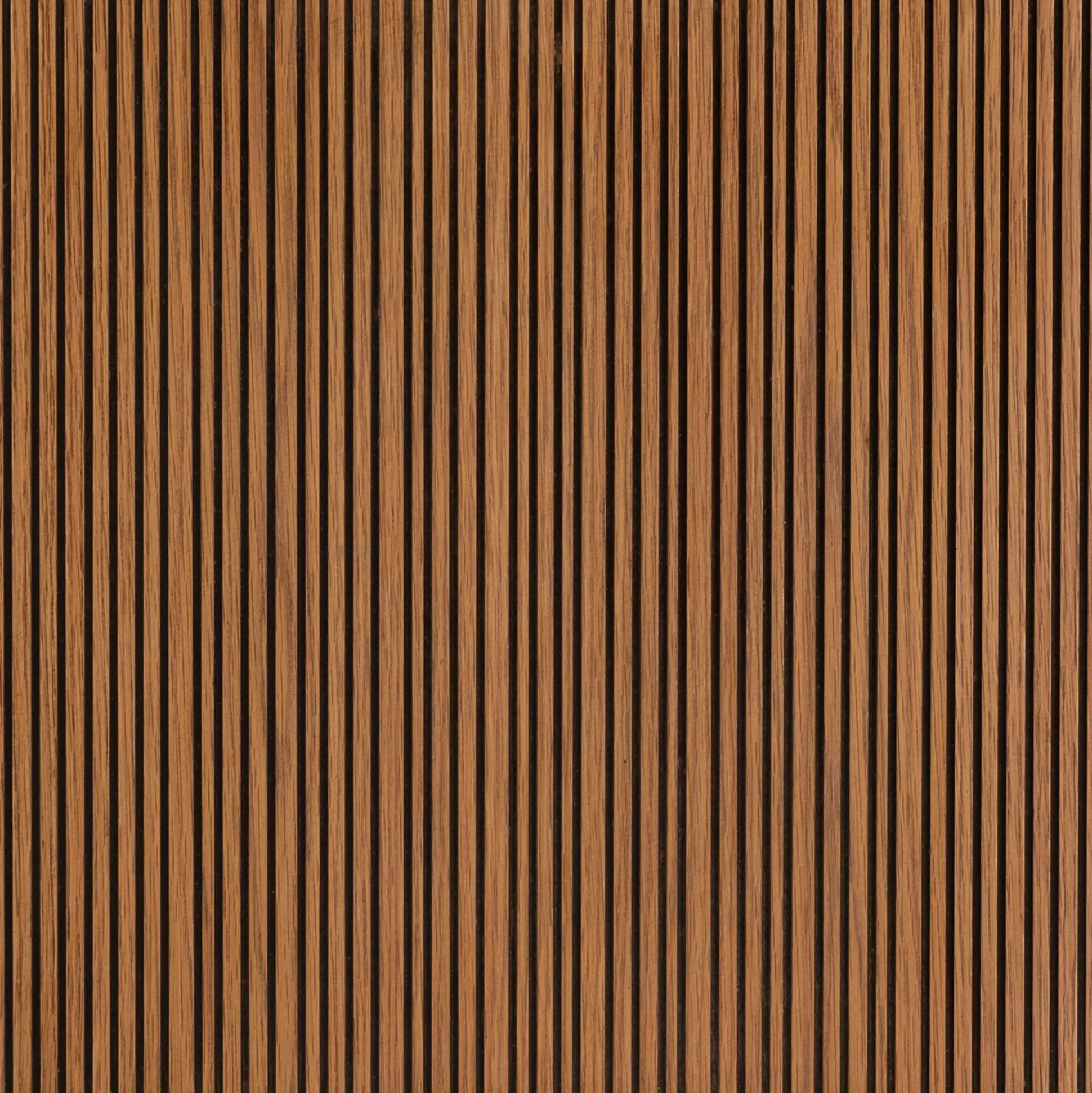 Porte en chêne strié avec fond - bois foncé