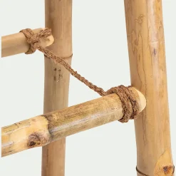 Porte serviettes en bambou - H130xl64 cm