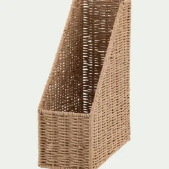 Porte-documents haut en papier H30cm - naturel