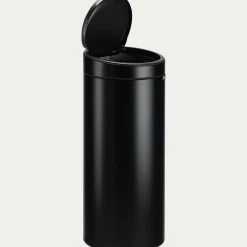 Poubelle Brabantia en acier - noir mat 30L