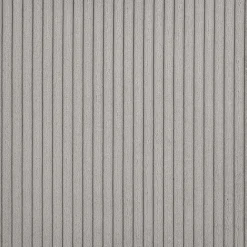 Pouf carré en velours côtelé Azores - gris borie