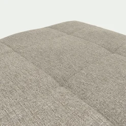 Pouf coffre en tissu - beige