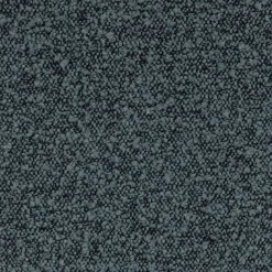 Pouf en tissu bouclette - bleu