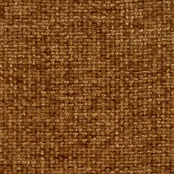 Pouf en tissu chenille - jaune argan