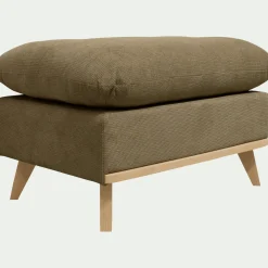 Pouf en tissu crown - vert cèdre