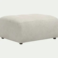 Pouf en tissu Eden - beige alpilles
