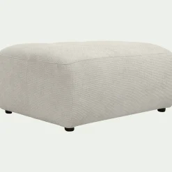 Pouf en tissu Eden - beige alpilles