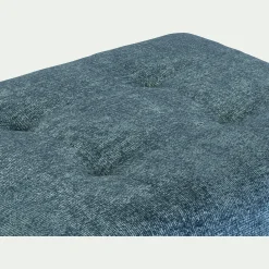 Pouf en tissu Genesis - bleu figuerolles