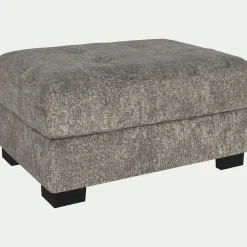 Pouf en tissu Genesis avec coffre - beige alpilles