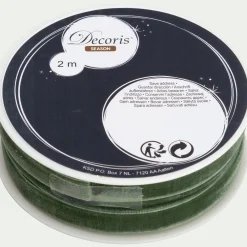 Ruban déco de noël - vert (modèle aléatoire)