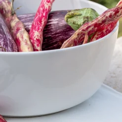 Saladier en faïence D22cm - blanc ventoux