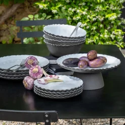 Saladier en grès D21,5cm - blanc