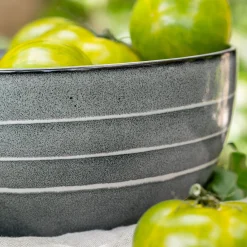 Saladier en grès D20cm - bleu calaluna