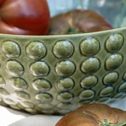 Saladier en grès D24,5cm - vert