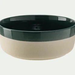 Saladier en grès D26,5cm - vert oyat