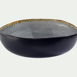 Saladier en grès émail réactif D33cm - gris
