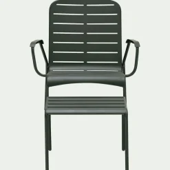 Salon de balcon en acier - vert (1 place)