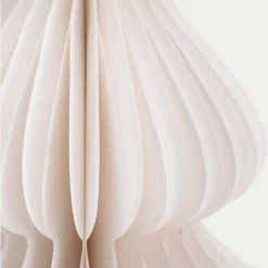 Sapin décoratif à poser en papier H60cm - blanc