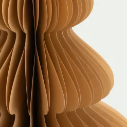 Sapin décoratif à poser en papier H60cm - beige