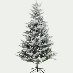 Sapin de Noël artificiel D112xH180cm - blanc