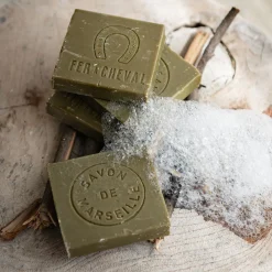 Savon de Marseille en tranche 4x65gr - vert