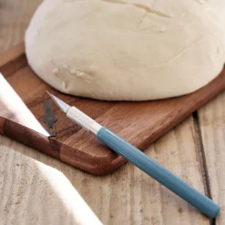 Scalpel pâtissier en inox - bleu