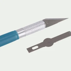 Scalpel pâtissier en inox - bleu