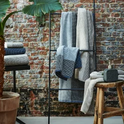 Serviette de toilette bouclette jacquard en coton - beige alpilles 50x100cm