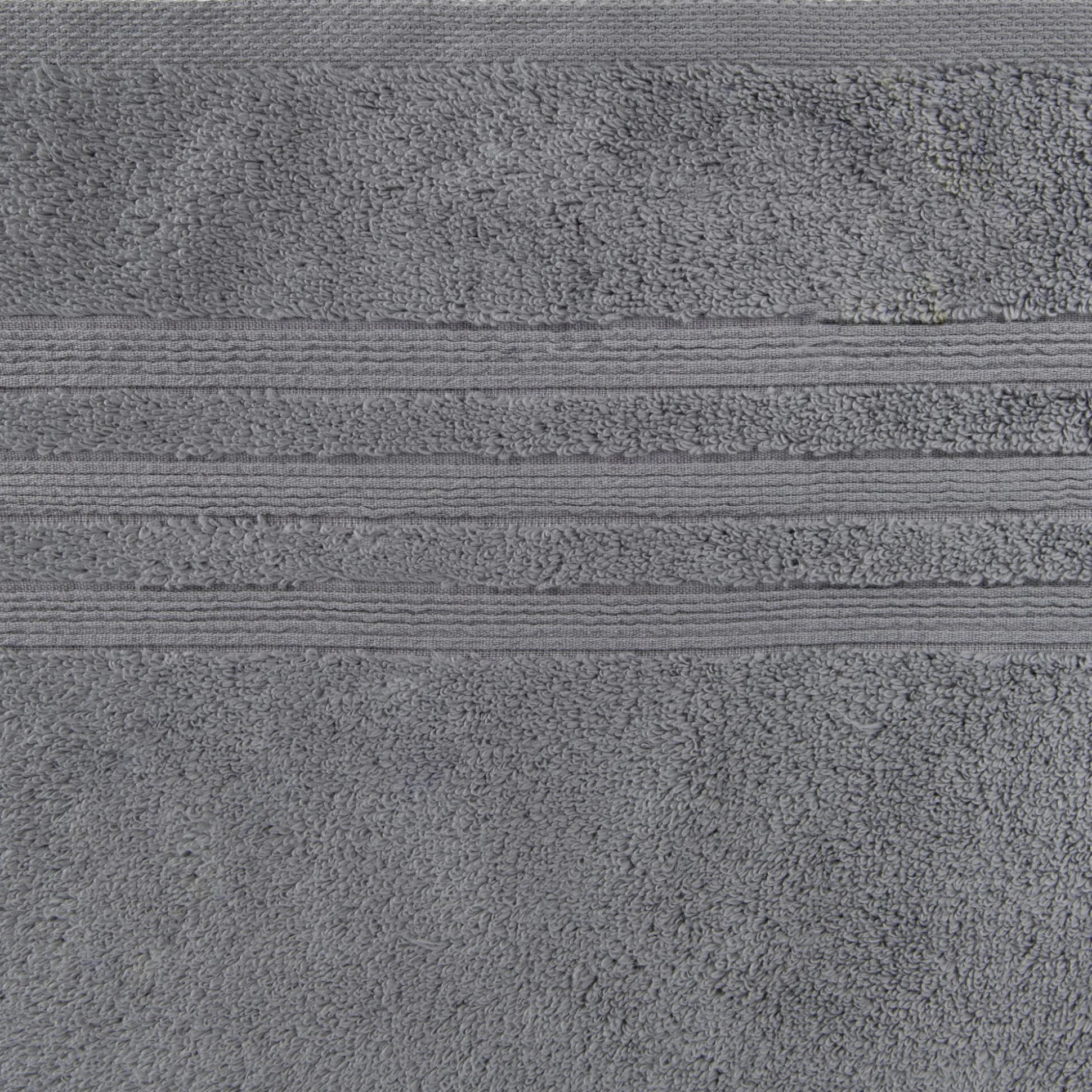 Serviette de toilette bouclette en coton - gris anthracite 50x100cm