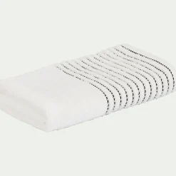 Serviette de toilette en coton 50x100cm - blanc ventoux