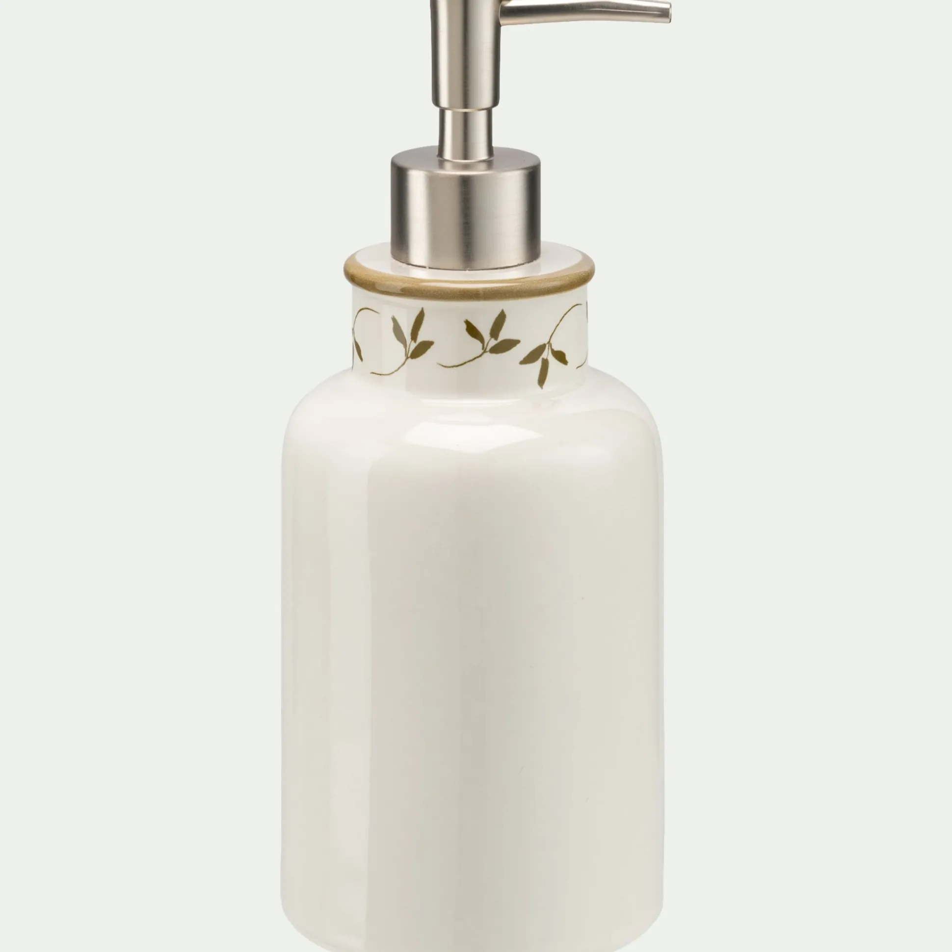 Set de salle de bain en grès - blanc