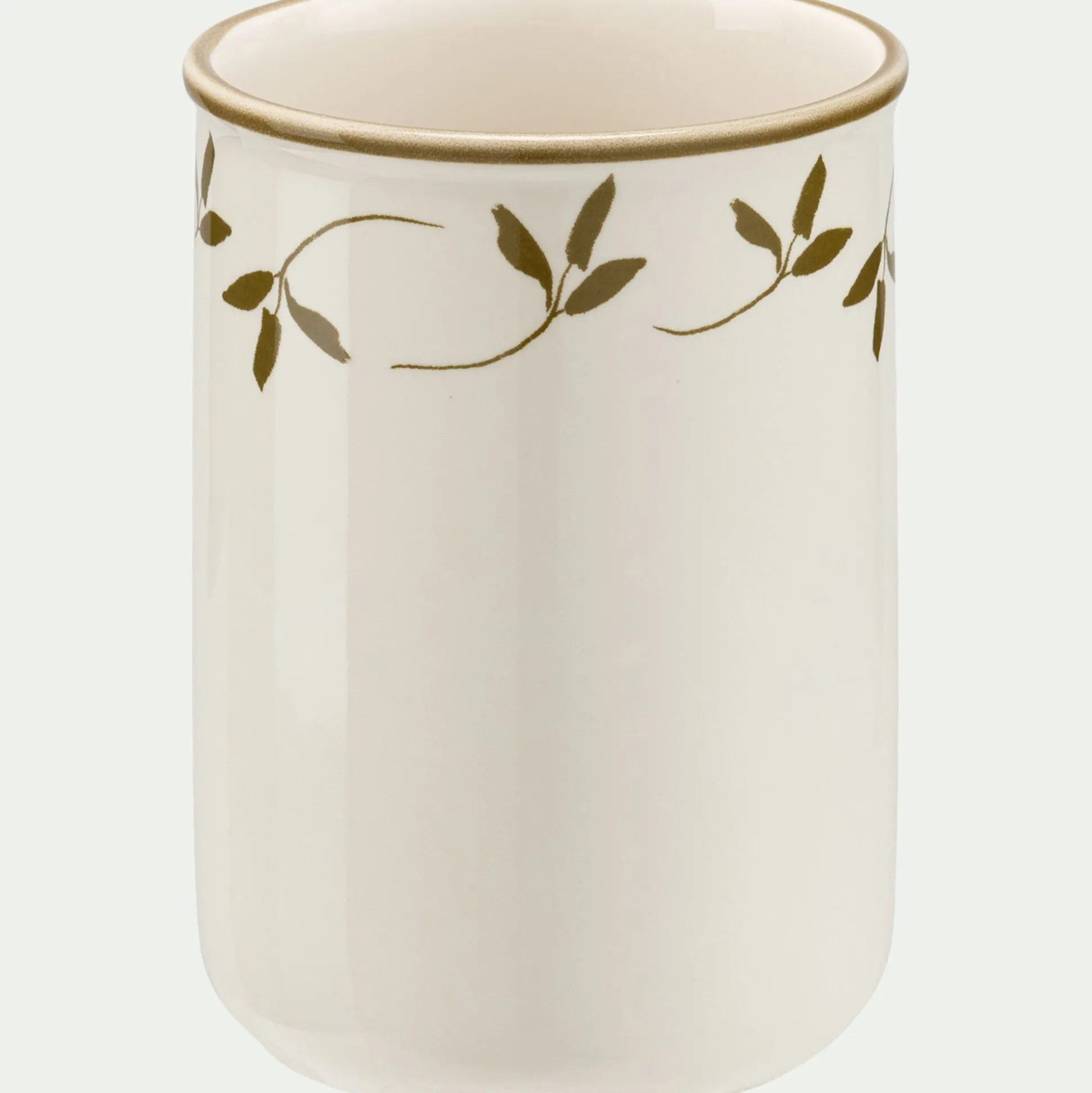 Set de salle de bain en grès - blanc