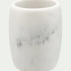 Set de salle de bain en polyrésine - blanc