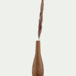 Soliflore en bois de manguier H30cm - naturel