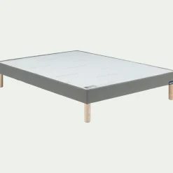 Sommier tapissier Bultex 140x190cm - gris foncé