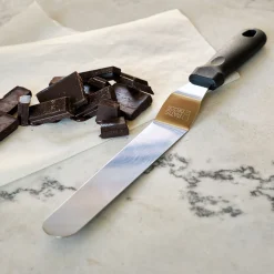 Spatule coudée en inox L25cm - argenté