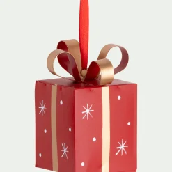 Suspension de Noël cadeau H8,5cm (modèle aléatoire)