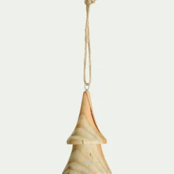 Suspension de Noël en bois H10cm - naturel (modèle aléatoire)
