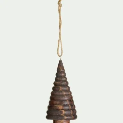 Suspension de Noël en bois H10cm - naturel (modèle aléatoire)