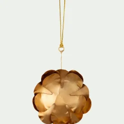 Suspension de Noël en fer - doré